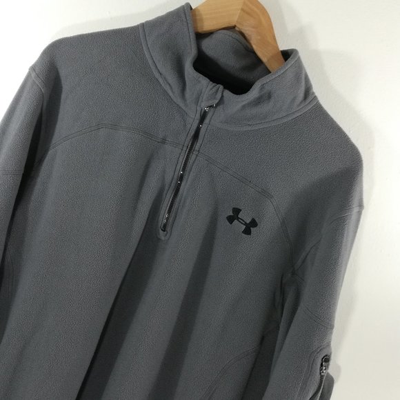 Under Armour Mens 1/4 Zip Fleece Size XXL - Picture 8 of 16